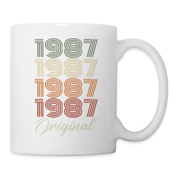 1987 Original Vintage Birthday Gift 1987 - Mug - white - Right