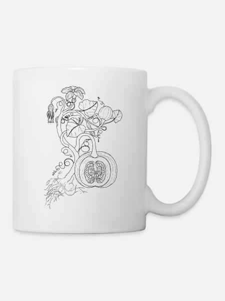 Citrouille - Mug blanc - blanc