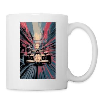 Racing car - Mug - white - Right
