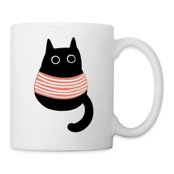 The Cat - Tasse - Weiß - Rechts