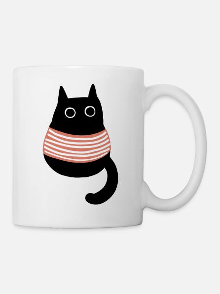 The Cat - Tasse - Weiß
