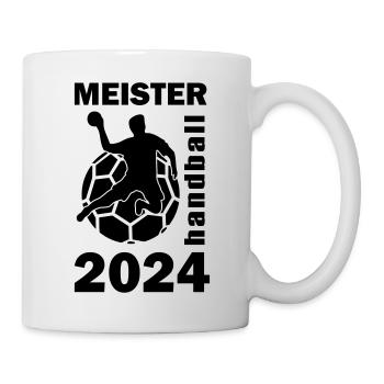 Handball Meister 2024 - Tasse - Weiß - Rechts