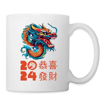 L année du dragon 2024 - Mug blanc - blanc - Droite