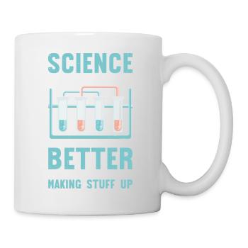 Comprendre les choses est mieux que d’inventer des choses4 - Mug blanc - blanc - Droite