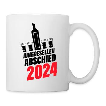Enterrement de vie de garçon 2024 - Mug blanc - blanc - Droite