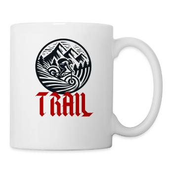 VTT Descente - Mug blanc - blanc - Droite