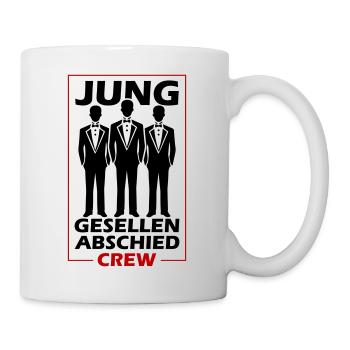 Équipe de l’enterrement de vie de garçon - Mug blanc - blanc - Droite