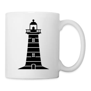 phare - Mug blanc - blanc - Droite