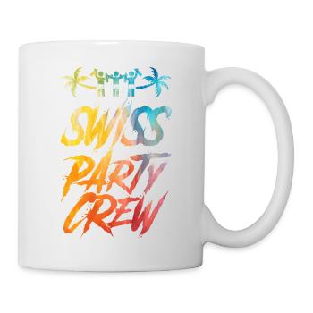 Swiss Party Crew Bunt Schweiz - Mug - white - Right