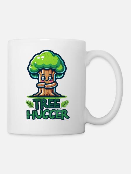 Tree Hugger - Mug - white