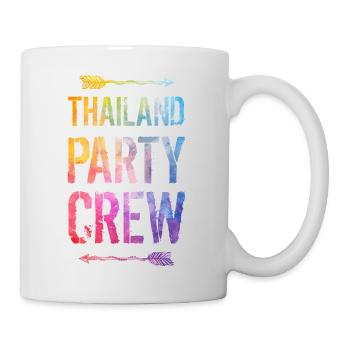Dicton de l’équipage de la fête en Thaïlande - Mug blanc - blanc - Droite