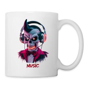 ROCK EN MUSIQUE - Mug blanc - blanc - Droite