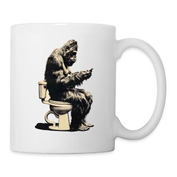 Bigfoot Toilet - Mug - white - Right