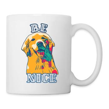 be nice - Tasse - Weiß - Rechts