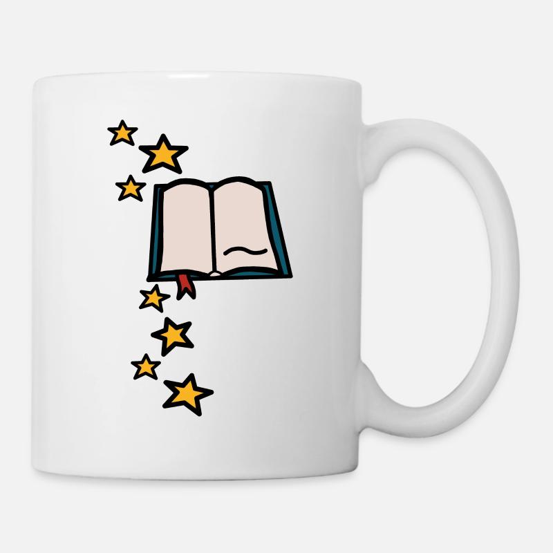 Livre magique - Mug blanc - blanc
