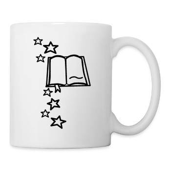 Livre magique - Mug blanc - blanc - Droite
