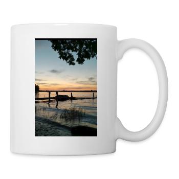 Sonnenuntergang - Tasse - Weiß - Rechts