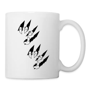 Griffes d’animaux - Mug blanc - blanc - Droite