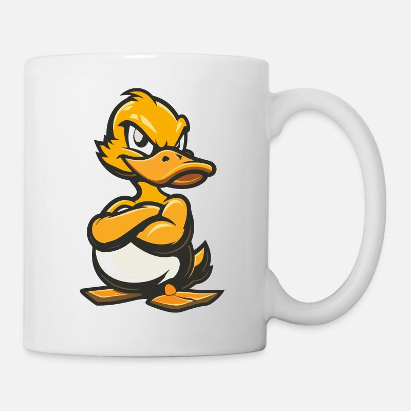 Ente Comic - Tasse - Weiß