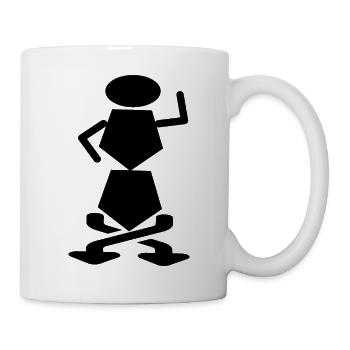 mode - Mug blanc - blanc - Droite
