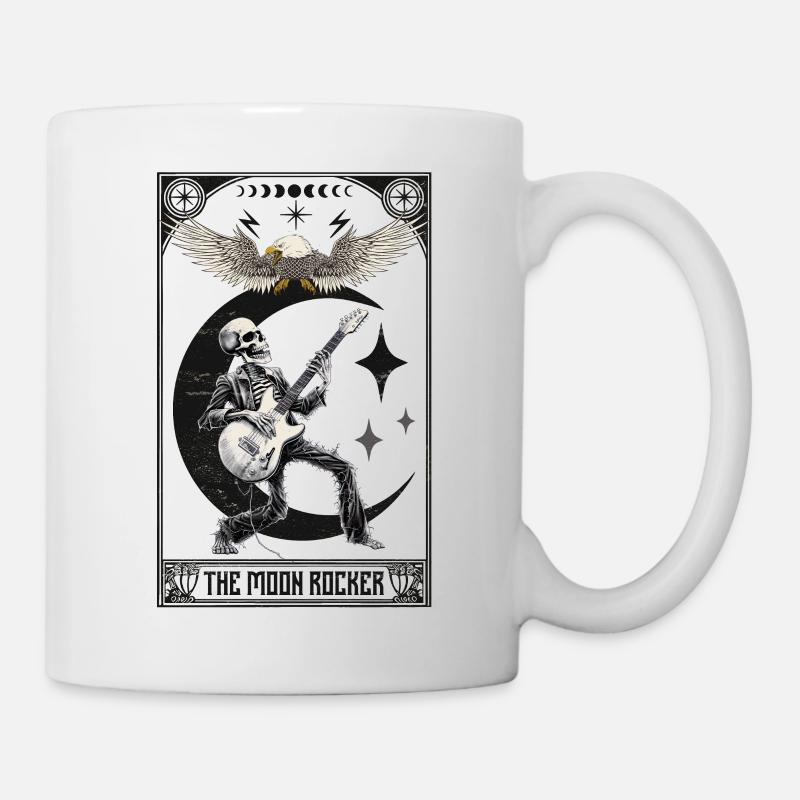The moon rocker mystical tarot card - Mug - white