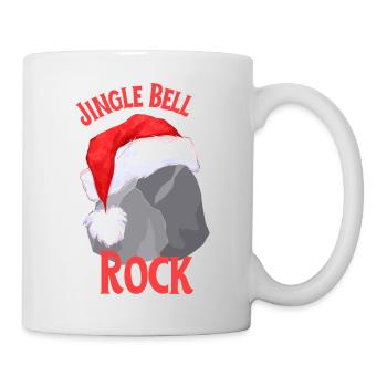 Jingle Bell Rock lustiges Weihnachtsdesign - Tasse - Weiß - Rechts