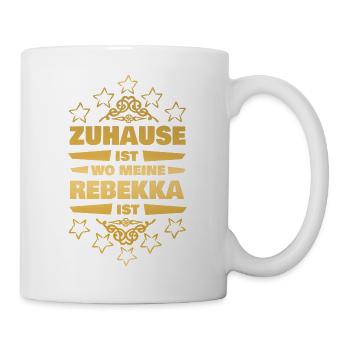 Petite amie Rebekka - Mug blanc - blanc - Droite