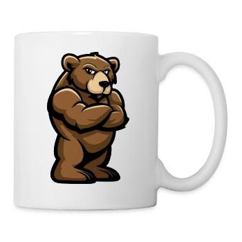 Bear Grizzly Bear Brown Bear - Mug - white - Right