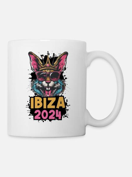 Ibiza 2024 Hase - Tasse - Weiß