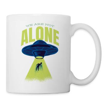 Alien - OVNI - Nous ne sommes pas seuls - Mug blanc - blanc - Droite
