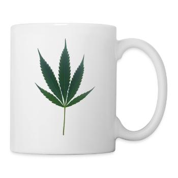 C’est l’heure du cannabis - Mug blanc - blanc - Droite