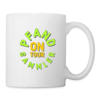 Pfandsammler on Tour - Tasse - Weiß - Rechts
