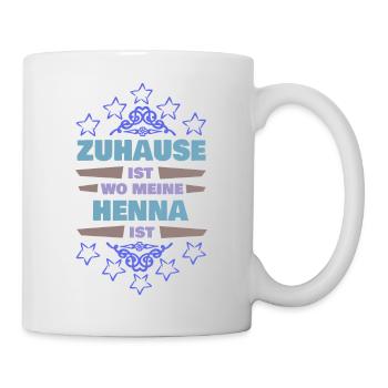 Geschenk für Henna - Tasse - Weiß - Rechts