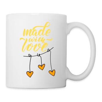 Made with Love - Mug blanc - blanc - Droite