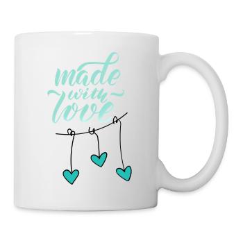 Made with Love - Mug blanc - blanc - Droite