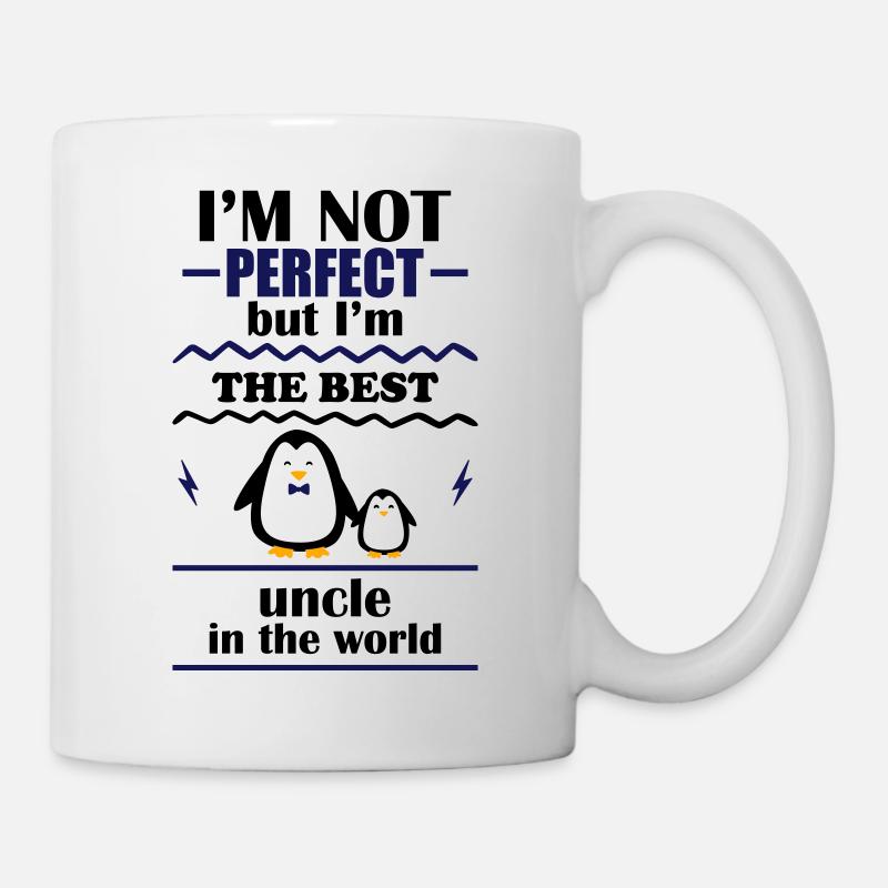 Ich bin nicht perfekt, aber der beste Onkel - Tasse - Weiß