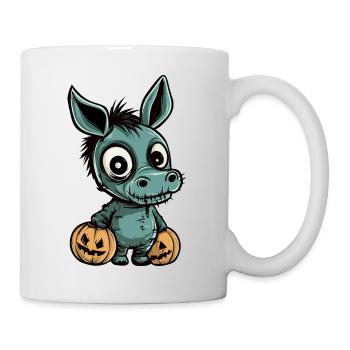 Donkey Halloween Comic Funny - Mug - white - Right