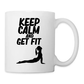 fitness yoga - Mug blanc - blanc - Droite