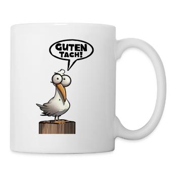 Guten Tach Lustiger Spruch Witzig Spruch - Tasse - Weiß - Rechts