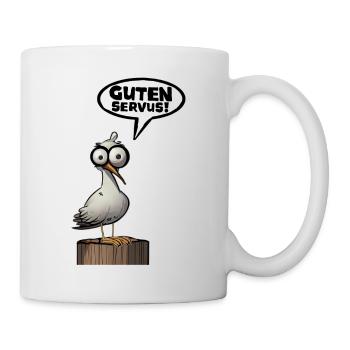 Guten Servus Lustiger Spruch Witzig Spruch - Tasse - Weiß - Rechts