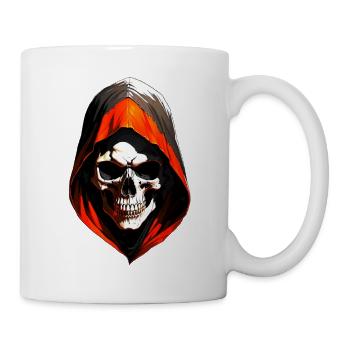 Hooded Skull - Tasse - Weiß - Rechts
