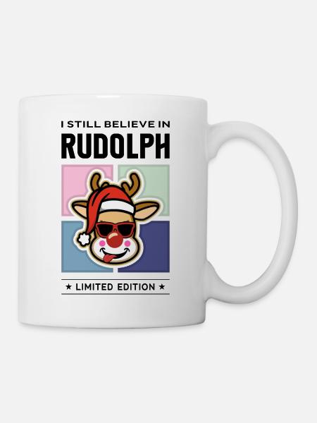 Rudolph - Tasse - Weiß