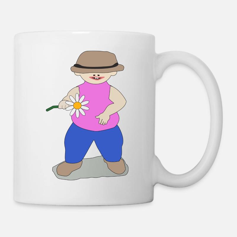 Une fleur pour vous - Mug blanc - blanc