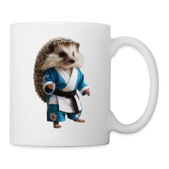 Hérisson sportif - Mug blanc - blanc - Droite