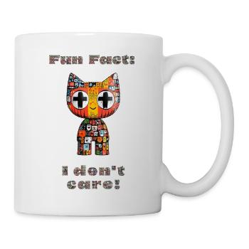 Fun Fact: I don't care - Mug - white - Right