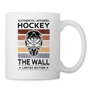Hockey the Wall - Tasse - Weiß - Rechts