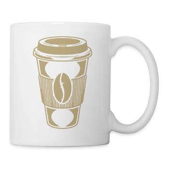 Coffee - Tasse - Weiß - Rechts