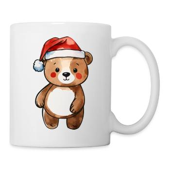 Dessin de Noël Ours - Mug blanc - blanc - Droite