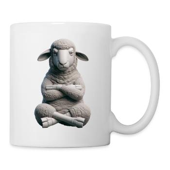 Schaf grimmig 3 - Tasse - Weiß - Rechts