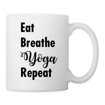 Yoga Méditation Spa Respiration - Mug blanc - blanc - Droite